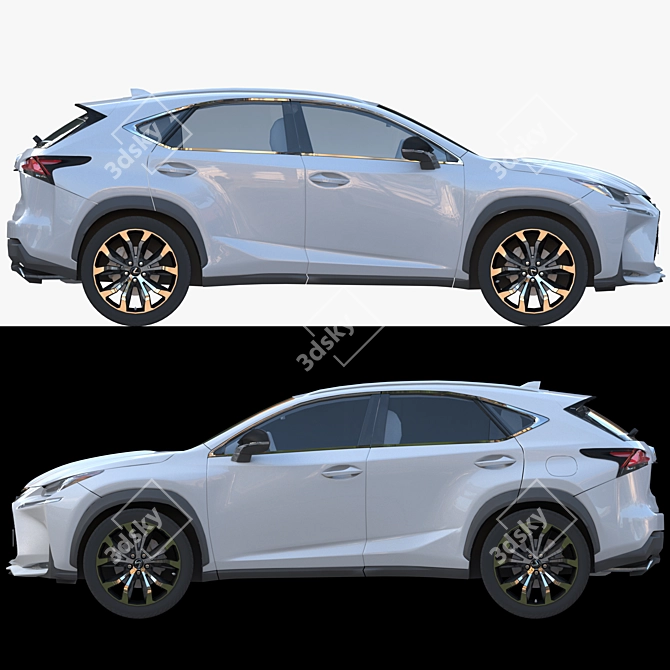 2015 Lexus NX: Luxurious and Powerful 3D model image 2