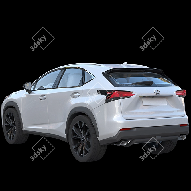 2015 Lexus NX: Luxurious and Powerful 3D model image 4