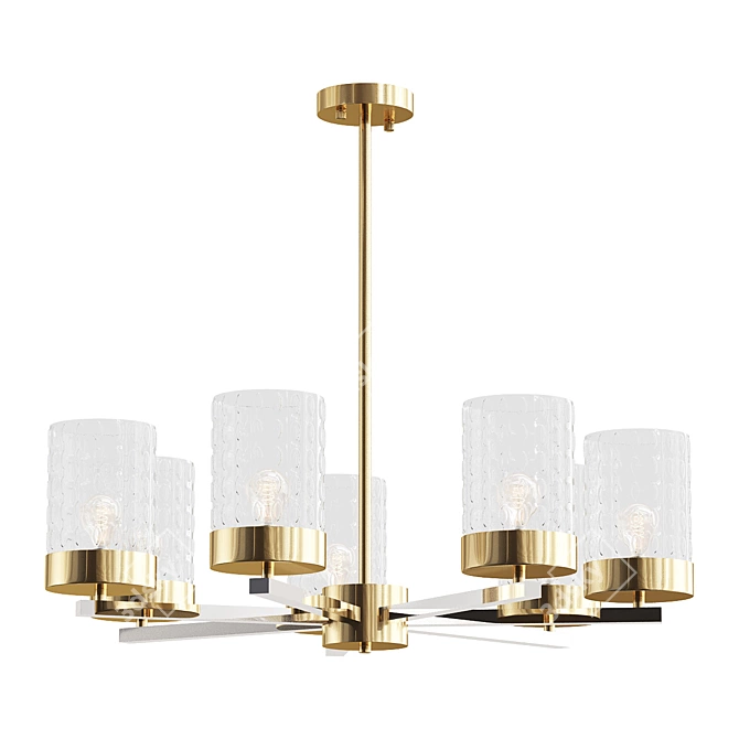 Elegant Didian Chandelier: Illuminate in Style 3D model image 1