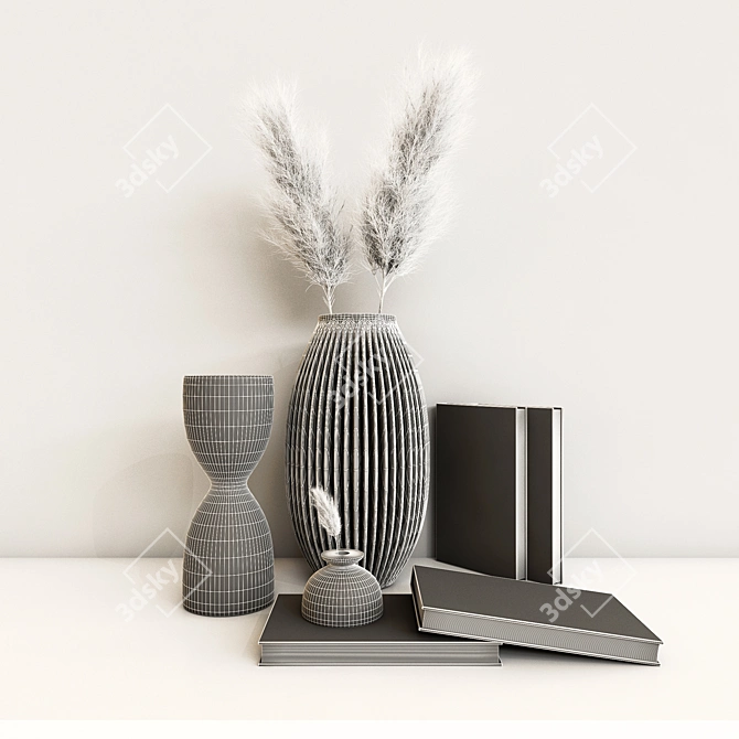 Elegant Decor Set: Stunningly-Designed and Versatile 3D model image 3