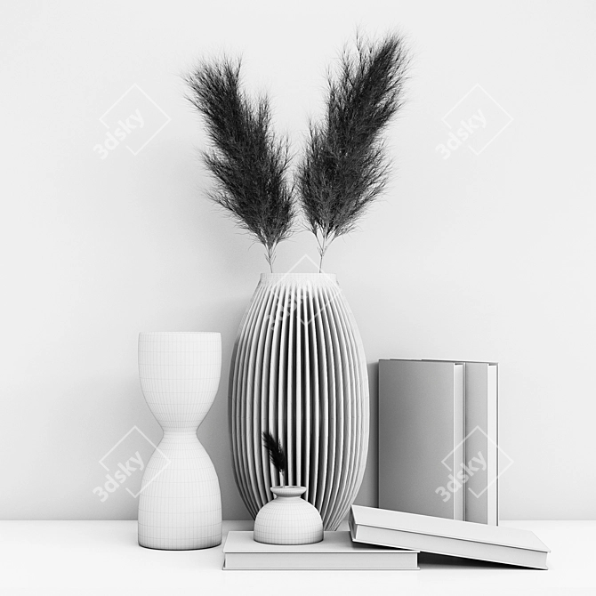 Elegant Decor Set: Stunningly-Designed and Versatile 3D model image 6