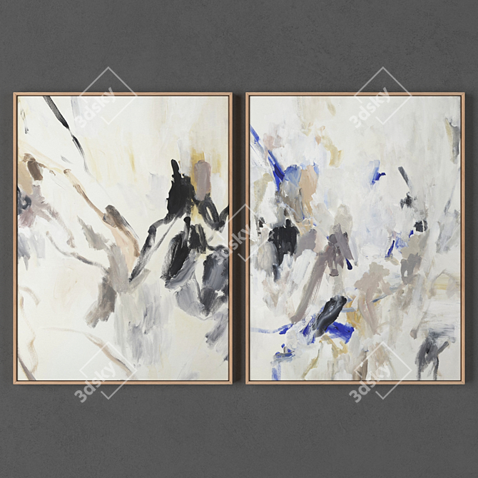 2-Frame Collection: Painting 1038 3D model image 1