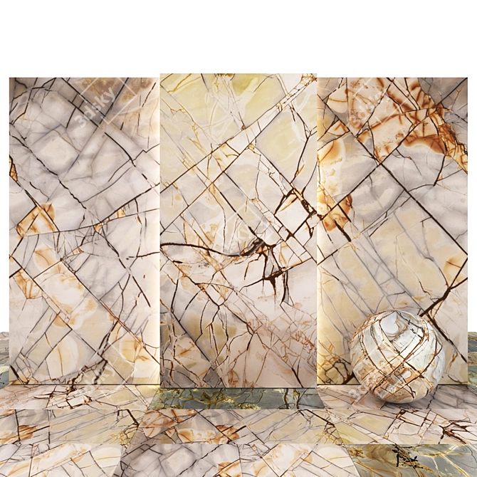 Roma Quartzite: Stunning, Versatile, High-Quality 3D model image 2