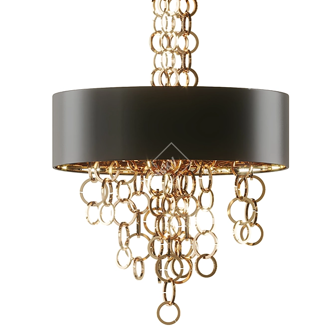 Elegant Chintz Chandelier: Sigma L2 3D model image 1