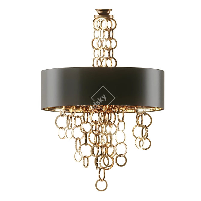 Elegant Chintz Chandelier: Sigma L2 3D model image 2