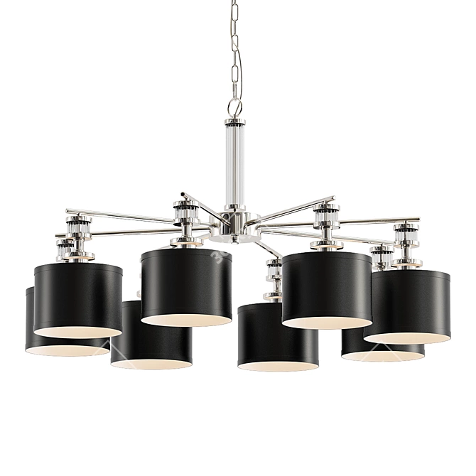 Elegant Isidora Chandelier 3D model image 1