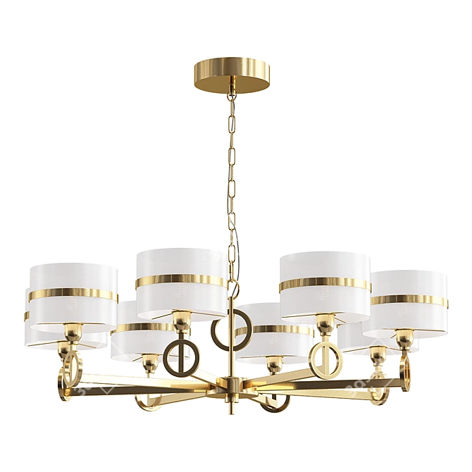 Guenael Chandelier 90: Stylish Illumination 3D model image 1