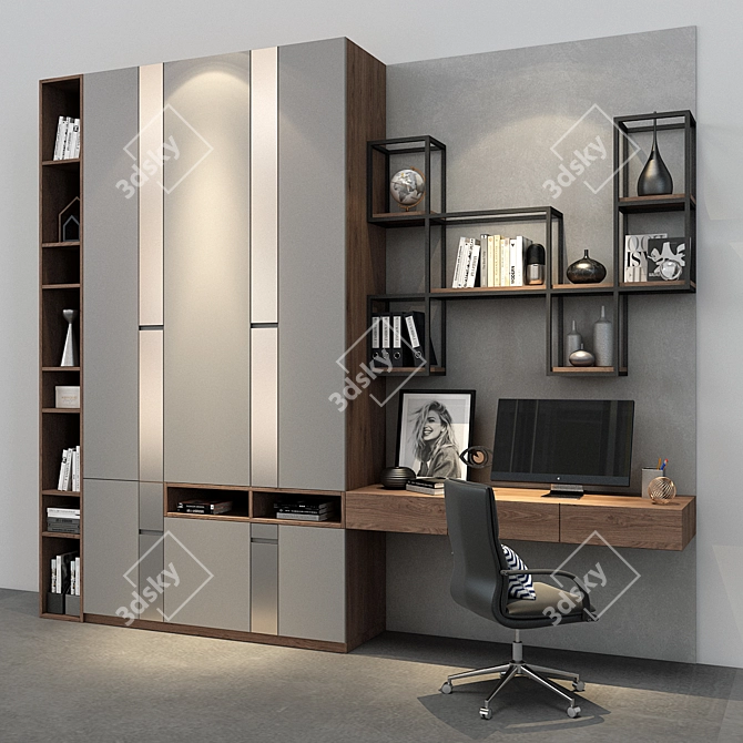 Modern Cabinet Furniture 093 3D model image 1