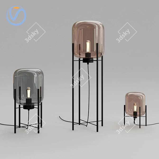 Versatile LED Lighting Solution 3D model image 2