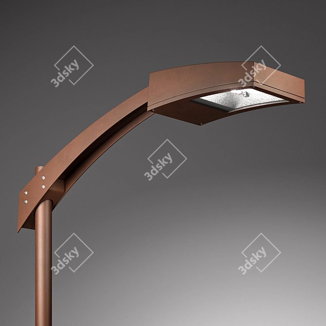 SQUADRA Street Luminaire - Innovative Lighting Solution 3D model image 1