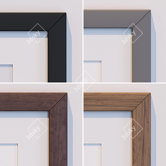 Modern Frame: Sleek and Stylish 3D model image 2