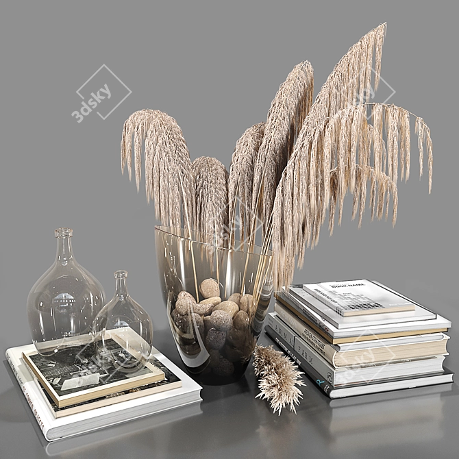 Elegant Dry Decor: 3ds Max 2012+ Corona+ Obj 3D model image 1