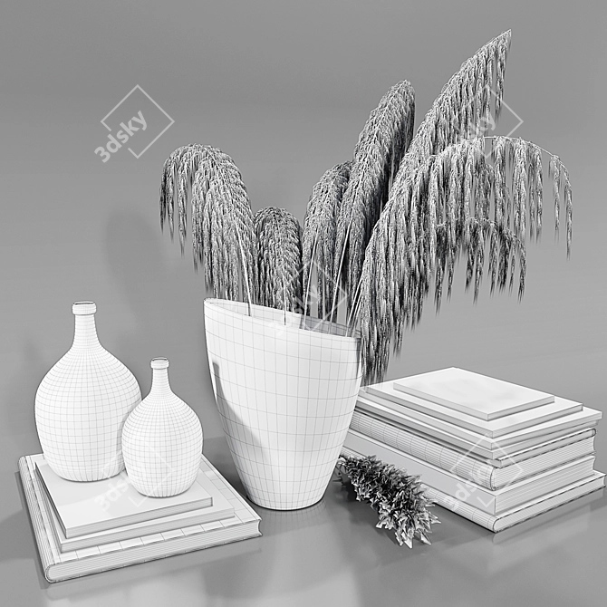 Elegant Dry Decor: 3ds Max 2012+ Corona+ Obj 3D model image 4