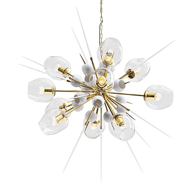 Lindsey Adelman Burst Chandelier 3D model image 1