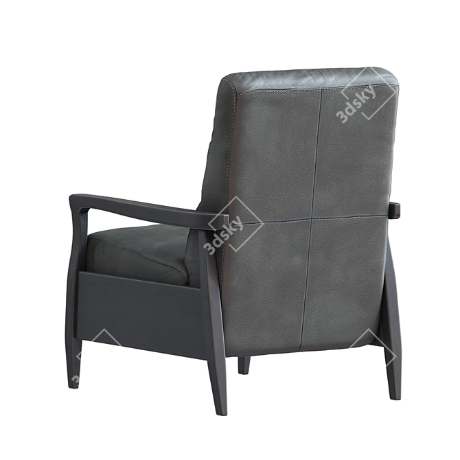 Luxury Marlin Pushback Recliner 3D model image 3