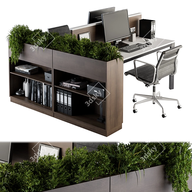 Stylish Employee Set 18 for Your Office 3D model image 1