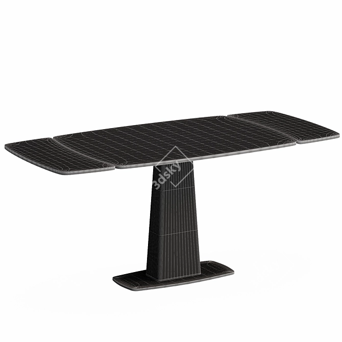 Modern Extendable Colombo Table 3D model image 3