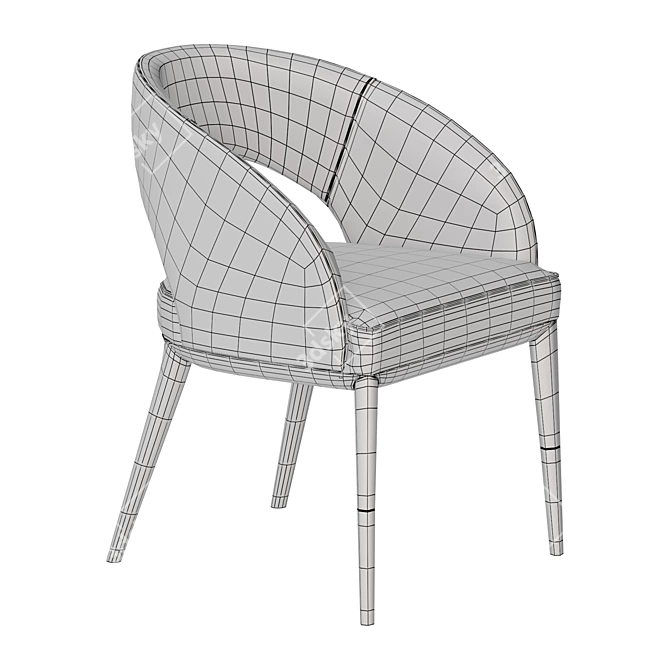  Stylish Side Chair: Vision Collection 3D model image 5