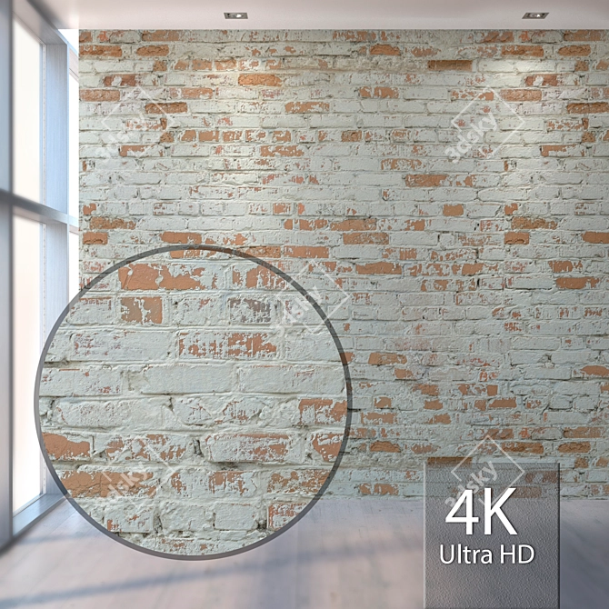 Seamless Brick Texture Kit 3D model image 1