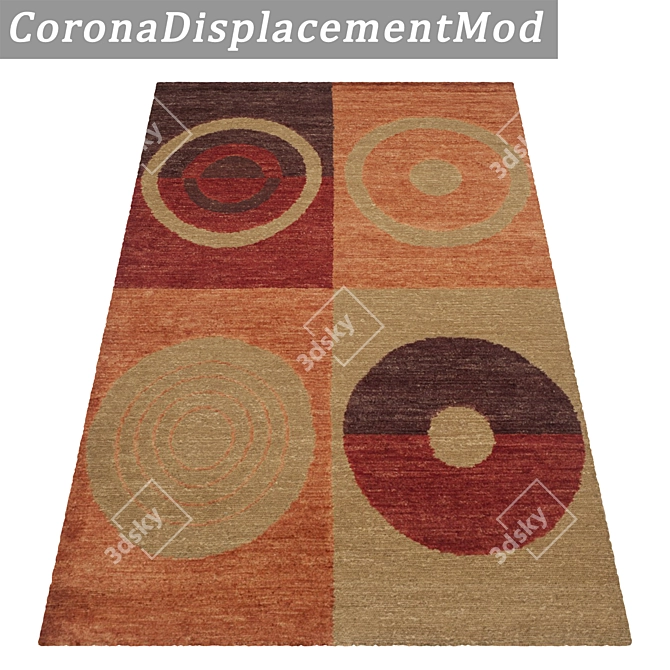 Luxury Carpets Set: High-Quality Textures 3D model image 4