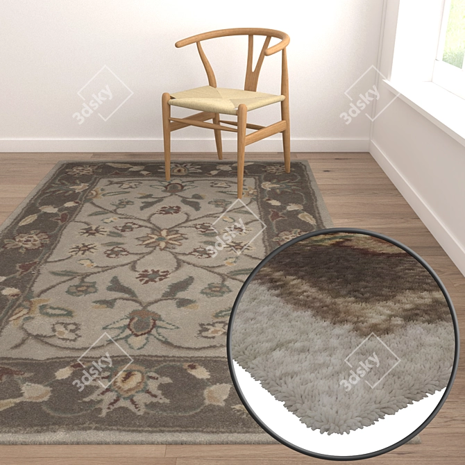 Luxury Carpets Collection 3D model image 5