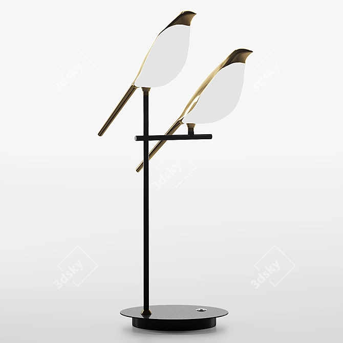 Bird Inspired Table Lamp - Lampatron Nomi Tab 3D model image 2