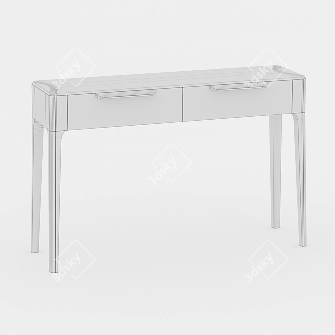 Title: Toffee Console: Futuristic Design with Natural Marble 3D model image 5