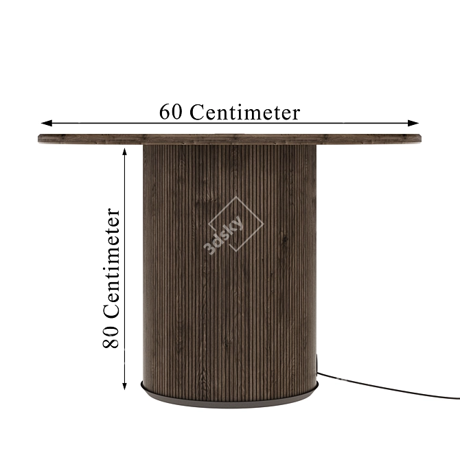 Versatile Round Table 3D model image 2