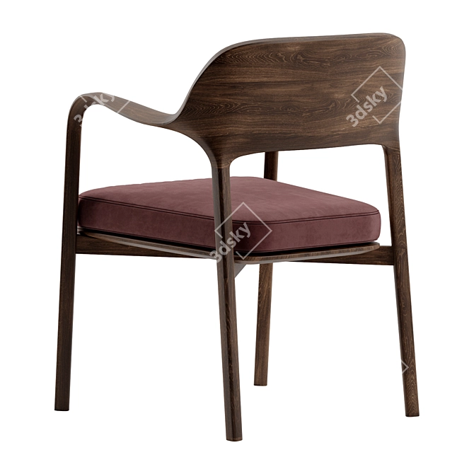 Ella - Elegant and Compact Chair 3D model image 4