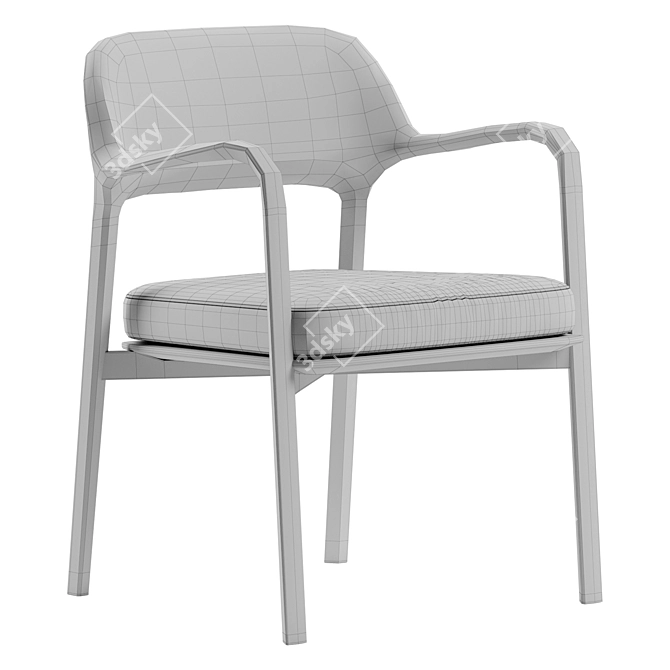 Ella - Elegant and Compact Chair 3D model image 5