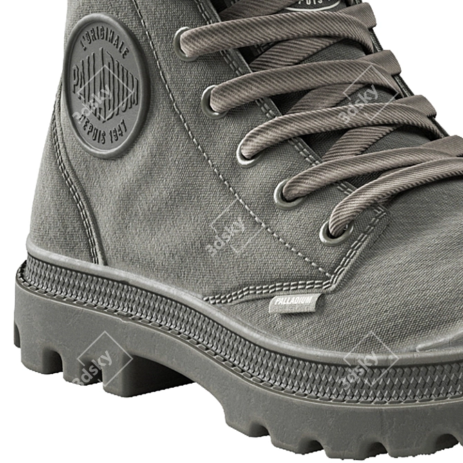 Palladium Boots: Unmatched Style & Durability 3D model image 4