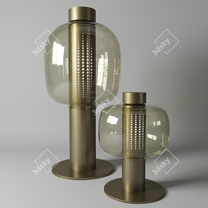 Brokis Bonbori Outdoor Table Lamp 3D model image 8