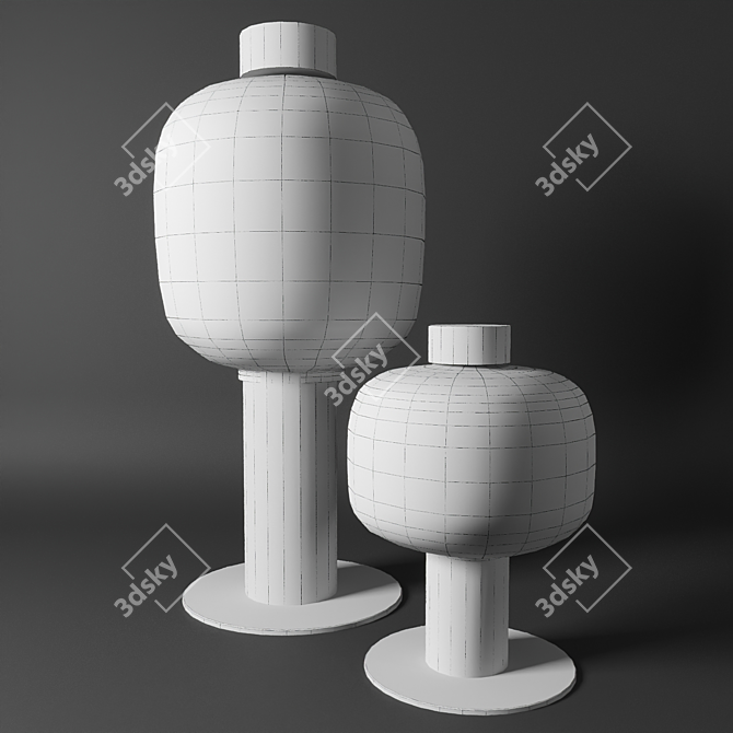 Brokis Bonbori Outdoor Table Lamp 3D model image 10