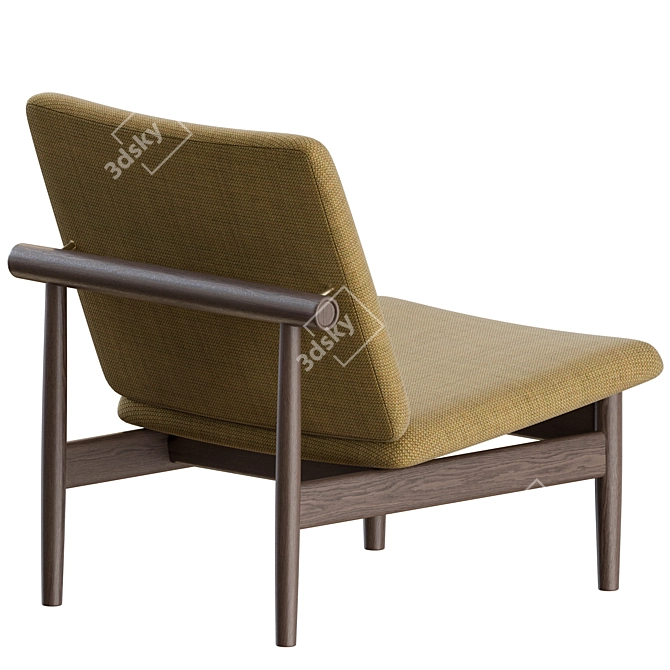 Elegant Japan Armchair: House of Finn Juhl 3D model image 5