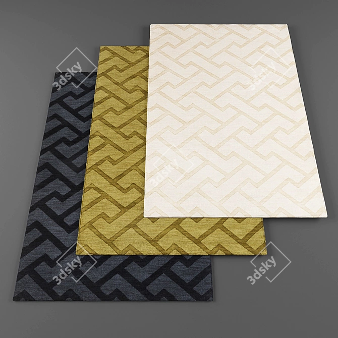 High Resolution Carpets Set 3D model image 1