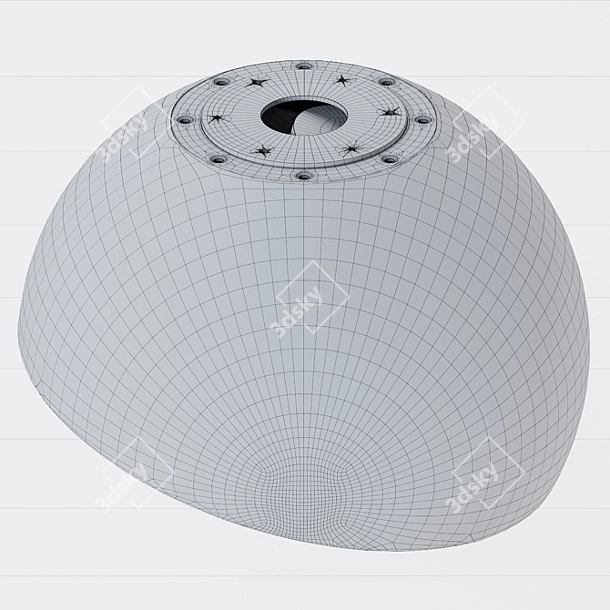 Title: Vibia Duo Ceiling 4876 3D model image 5