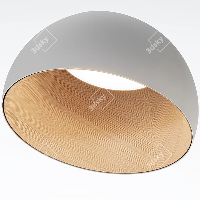 Vibia Duo 4880: Sleek Ceiling Lamp 3D model image 6