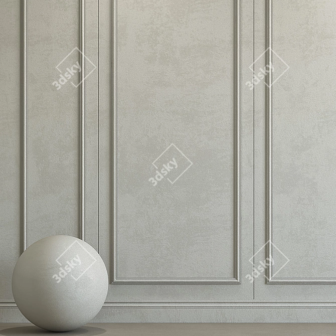 Repose Gray Decorative Plaster 3D model image 2