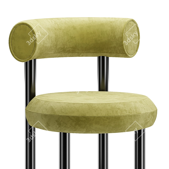 Luxury Tom Dixon Fat Bar Stool 3D model image 3