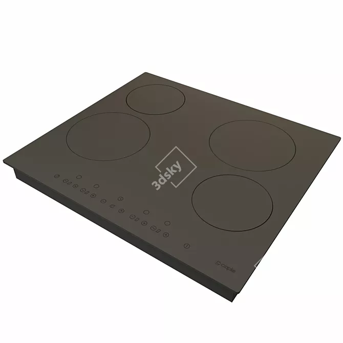 Bosch Touch Control Stove 3D model image 5