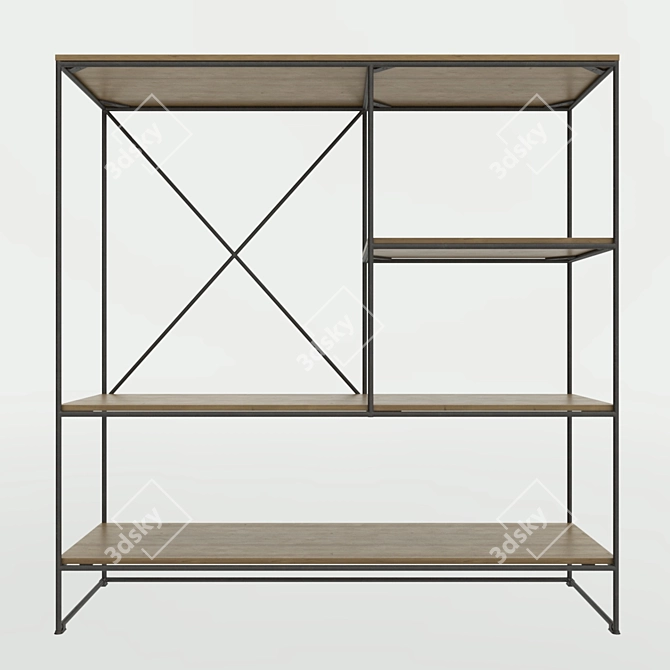 Modern Scandinavian Shelving by Firtz Hansen 3D model image 1