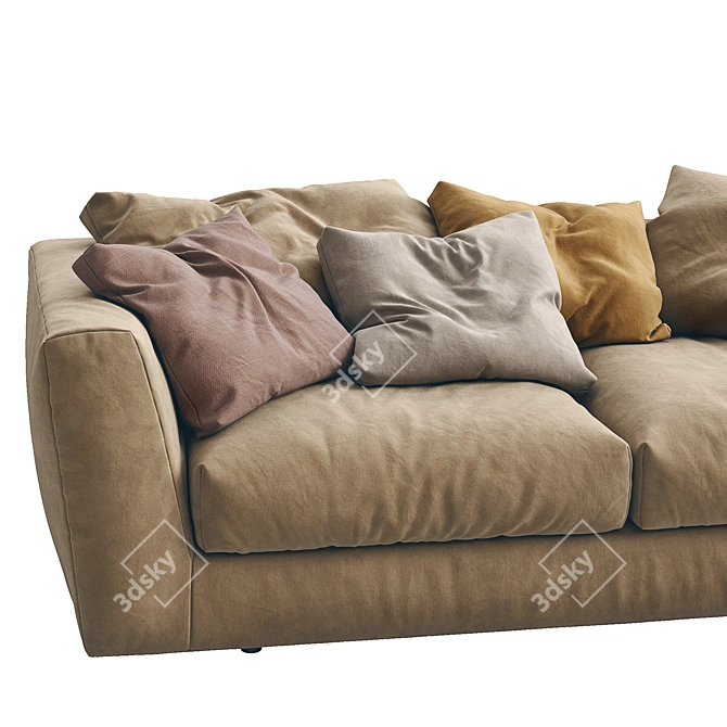 Ferlea Modern Sofa H01 3D model image 2