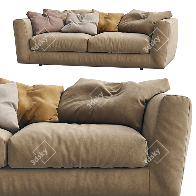 Ferlea Modern Sofa H01 3D model image 3