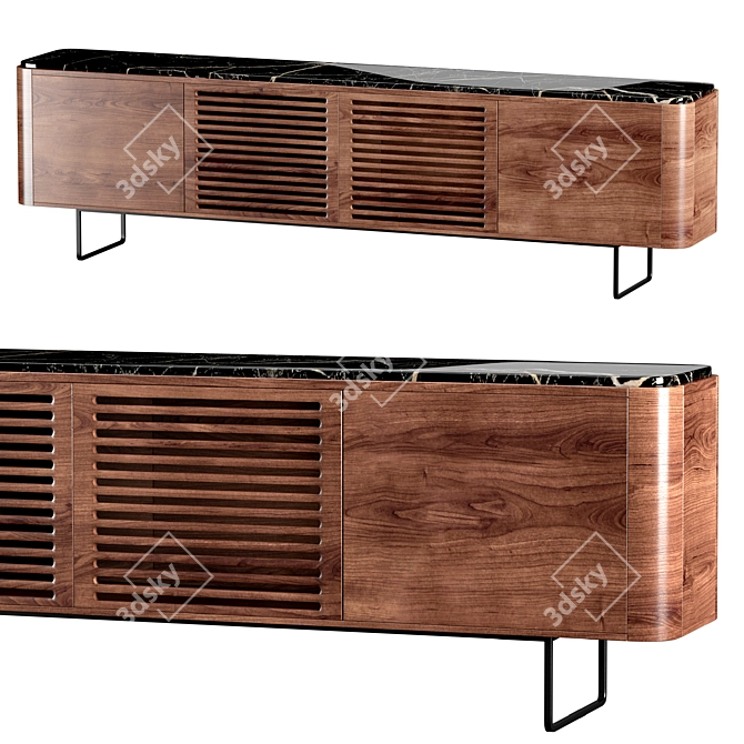 Contemporary Elegance: Adara Sideboard 3D model image 1