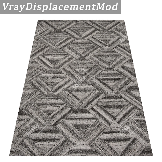 Versatile Carpet Set with High-Quality Textures 3D model image 3