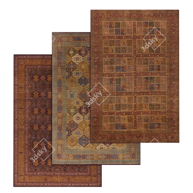 Luxury Carpet Set 2199 3D model image 1