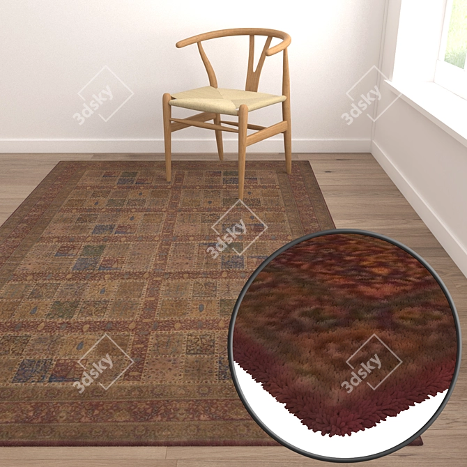 Luxury Carpet Set 2199 3D model image 5