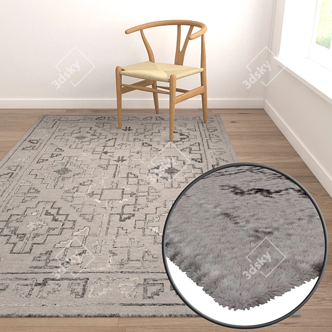 Luxury Carpets Set 2200 3D model image 5