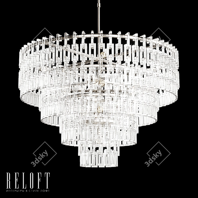 Luxurious Marignan Chandelier 3D model image 1