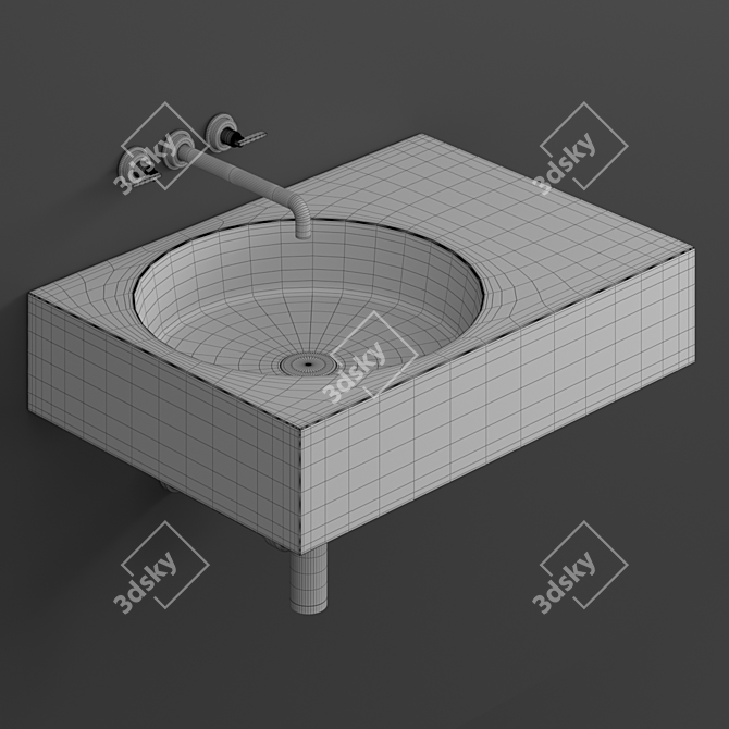 Omni NEO 700 Modern Vanity 3D model image 5